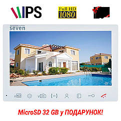 Відеодомофон 7 дюймів SEVEN DP–7575 FHD IPS white