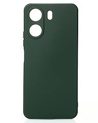 Силіконовий чохол SOFT Silicone Case для Xiaomi Redmi 13C 4G / Poco C65 (без лого) темно-зелений