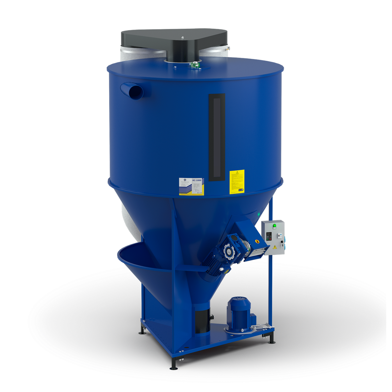 Змішувач корму, кормозмішувач «КС – 1000» 380В з автоматичною подачею, фото 1