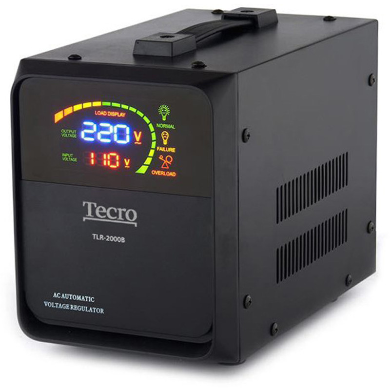 Стабілізатор напруги Tecro TLR-2000B Чорний DS