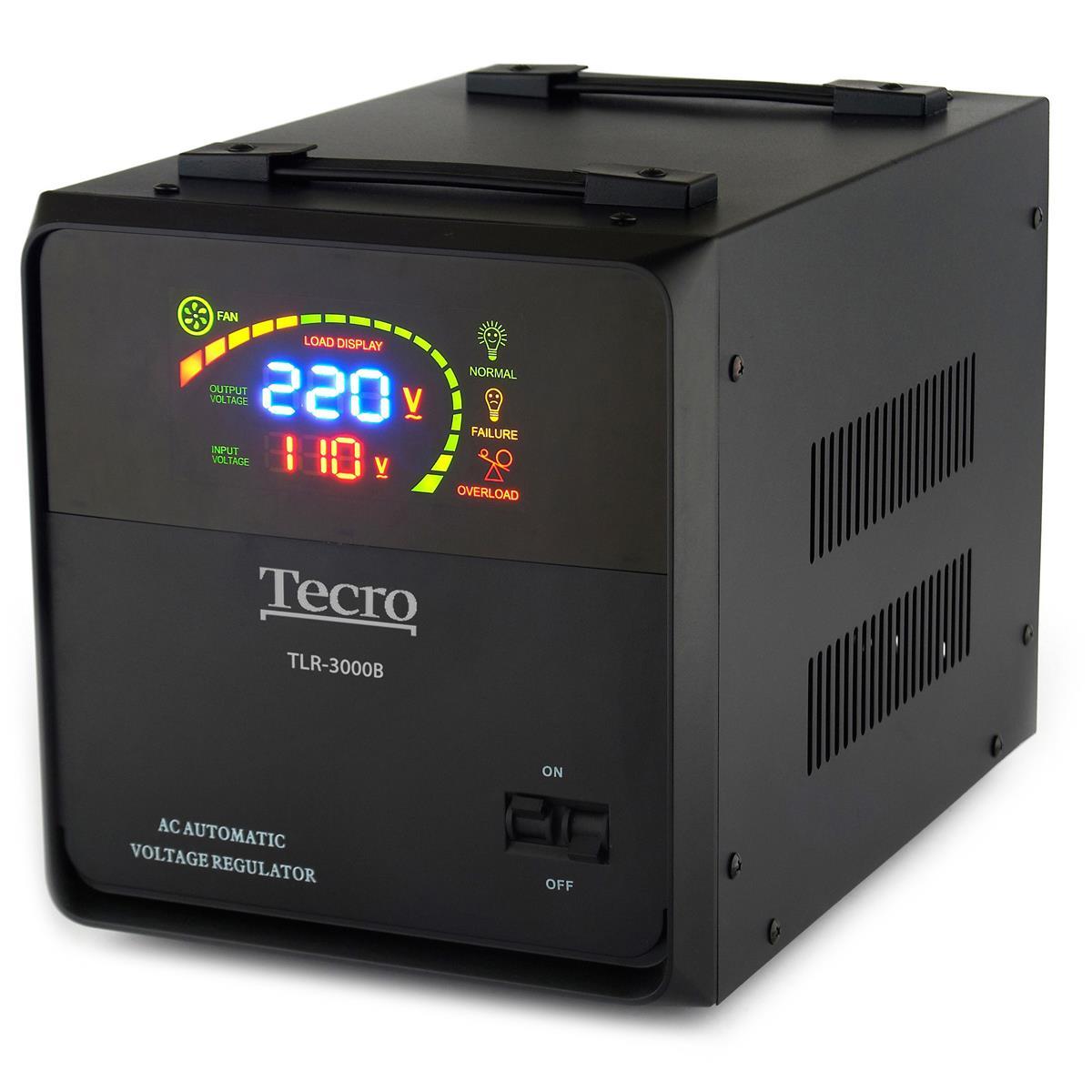 Стабілізатор напруги Tecro TLR-3000B Чорний DS