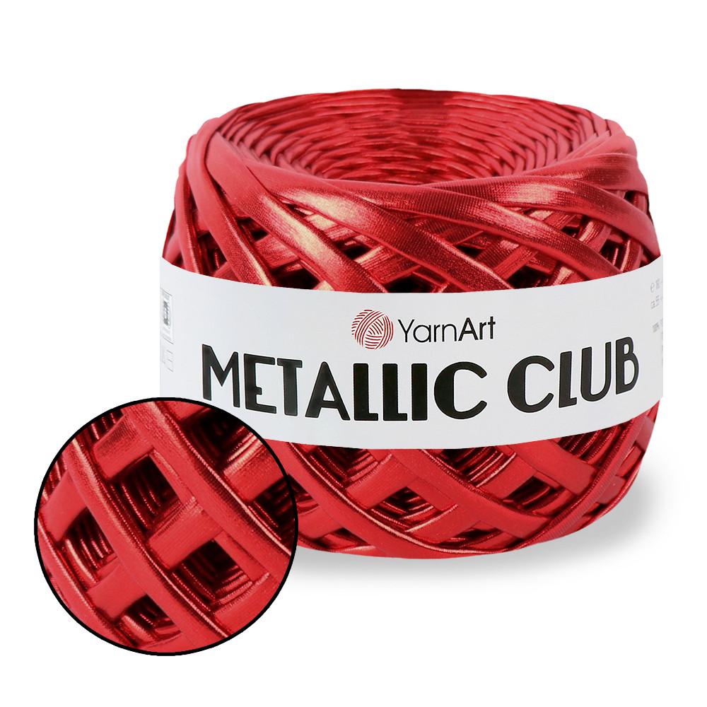 YarnArt Metallic Club, Червоний No8112