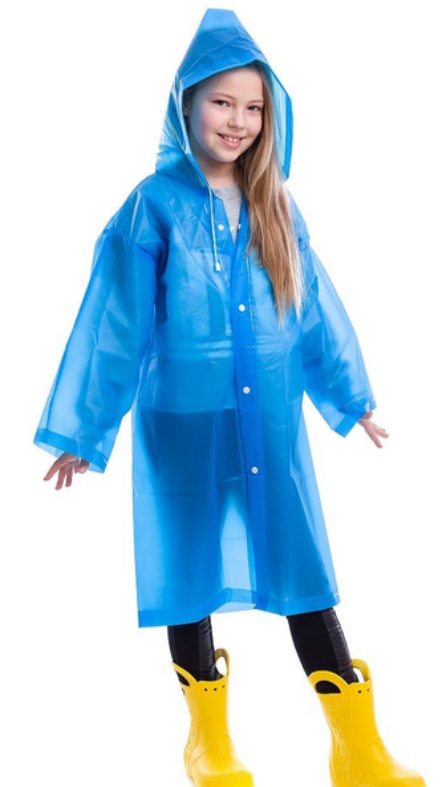 Дитячий плащ-дощовик Eva Lightweight Raincoat на зріст 120-160 см, фото 1