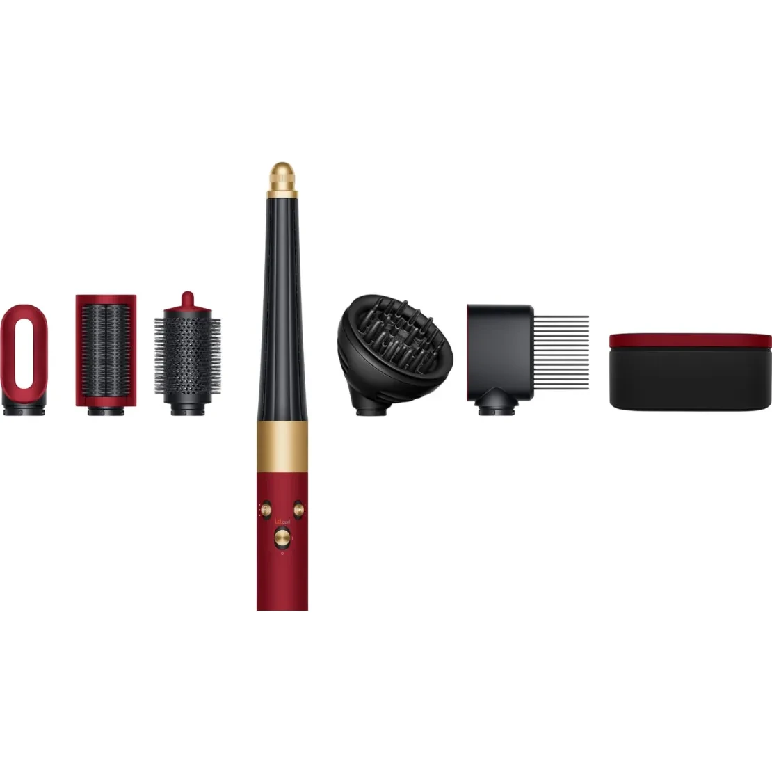 Dyson Airwrap i.d. multi-styler and driver Curly+Coily Red Velvet/Gold (596928-01)