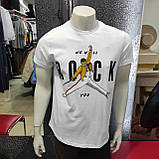 Чоловіча белая футболка принт, фото 7