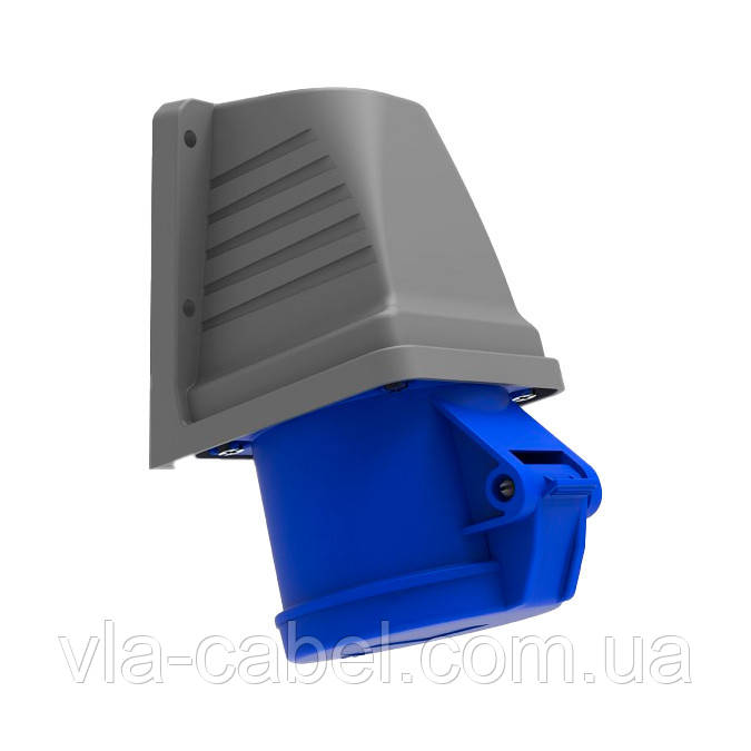 Розетка силова настінна 220V 3*32A поліамід IP44, Bemis (BC1-3403-2535)