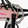 Велосипед дитячий CORSO 18" Connect MG-18248  магнієвий сплав 110 -140 см рожевий велосипед для дівчинки, фото 6