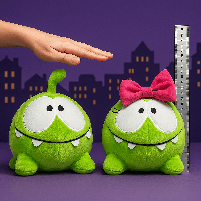 Набор мягких игрушек Ам Ням и Ам Няша 20 см - герои игры Cut the Rope (00278-55), фото 8