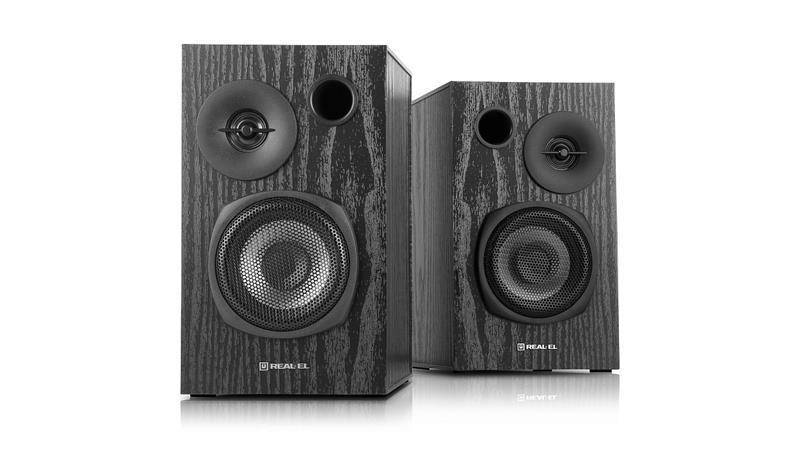 Акустична система REAL-EL S-235 Black Чорний DS