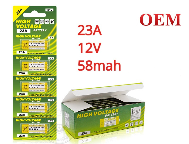 Батарейка лужна OEM А23 12В, фото 1