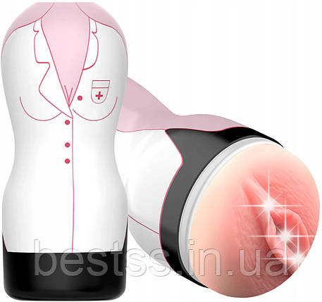 Мастурбатор у колбі у вигляді вагіни Nurse Masturbation Cup 0.2, фото 1