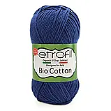 Пряжа Bio Cotton/Біо Котон, синій 10502, Etrofil, фото 2