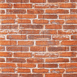 Декоративна 3Д-панель стінова Руда Цегла самоклеючі 3d панелі для стін 700x770x5 мм (44)