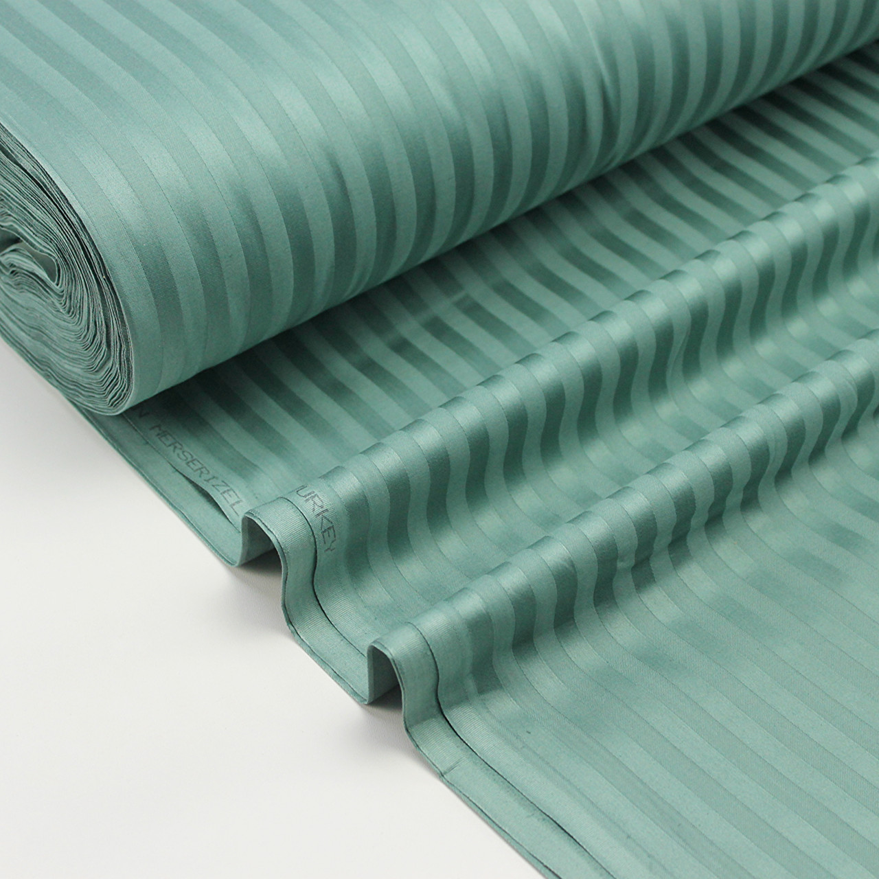 Страйп сатин темний евкаліпт 1*1см ширина 240 см № SB-2048, фото 1