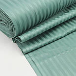 Страйп сатин темний евкаліпт 1*1см ширина 240 см № SB-2048, фото 2