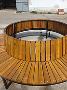 Паркова кругова лавка «Роялта Преміум» 3м, фото 6