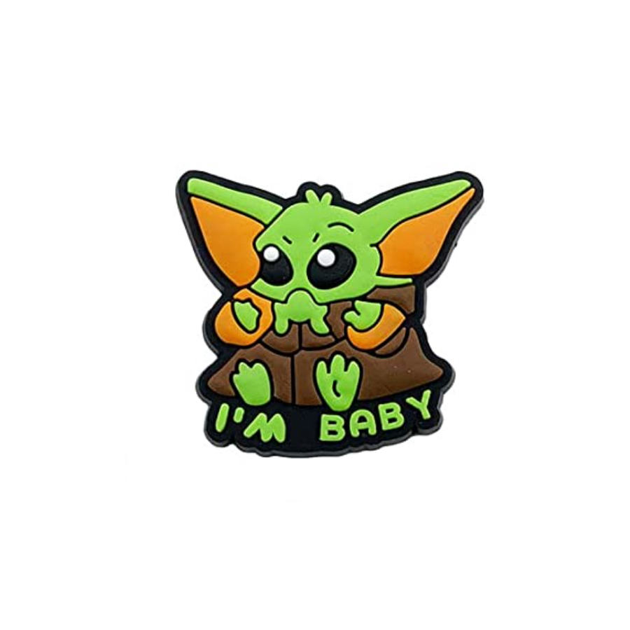 Джибітси прикраси для взуття кроксів сабо JIBBITZ Star Wars малюк Йоду № 200