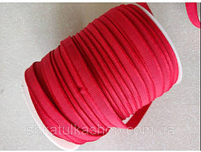(1м) Тунельна стрічка, щільна, ширина 1см червона