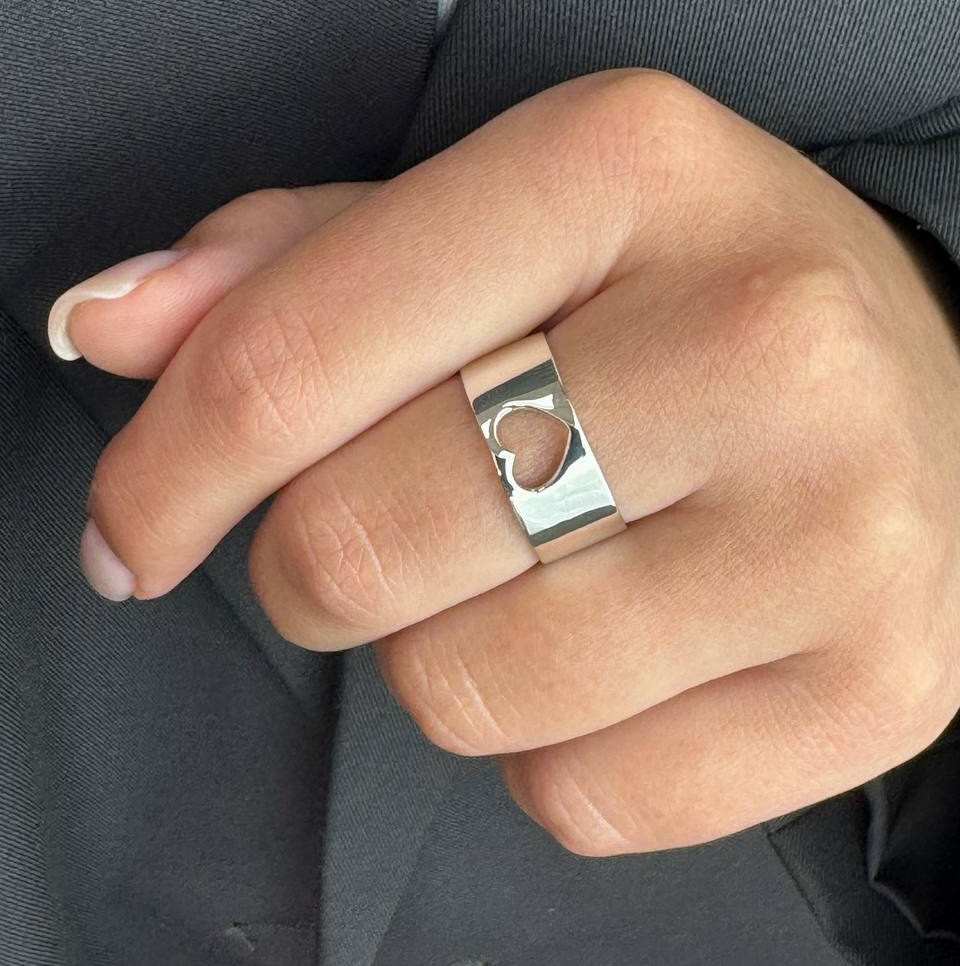 Срібна каблучка (можливо у позолоті), фото 1