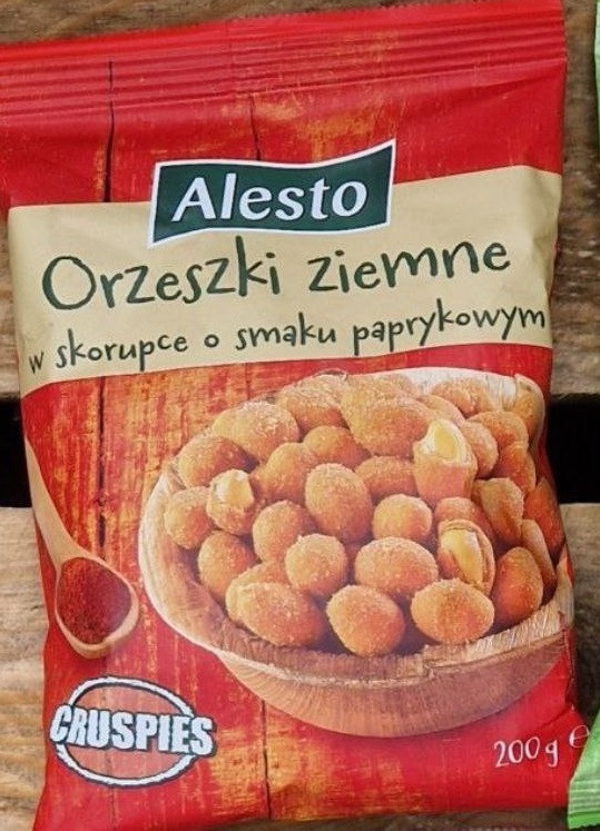 Арахіс Alesto в клярі   Cruspies  O smaku paprykowym 200 г. ОПТОМ