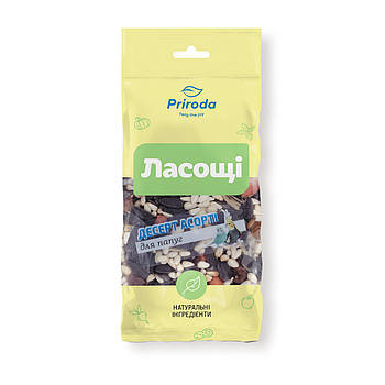 Ласощі для папуг Природа "Десерт Асорті" 100 г