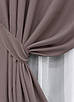 Комплект штор (2шт. 1,5х2,7м.) із колекції "Bagema Rvs". Колір пудровий. Код 1245ш 33-0062, фото 5
