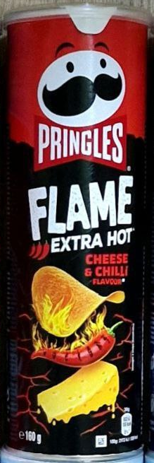 Чипси Pringles Flame Extra Hot 165 г., фото 1