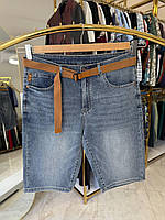 Чоловічі джинсові шорти 1096 (батал) 36-46р синій