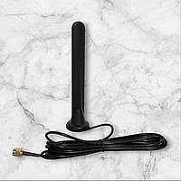 Антена 5G широкосмугова 12dB на магніті (600-6000 МГц, SMA)