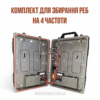 Готовий комплект для виготовлення РЕБ на 4 діапазони | Корпус із живленням та підключенням