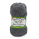 Пряжа Bio Cotton/Біо Котон, сірий 10102, Etrofil, фото 2
