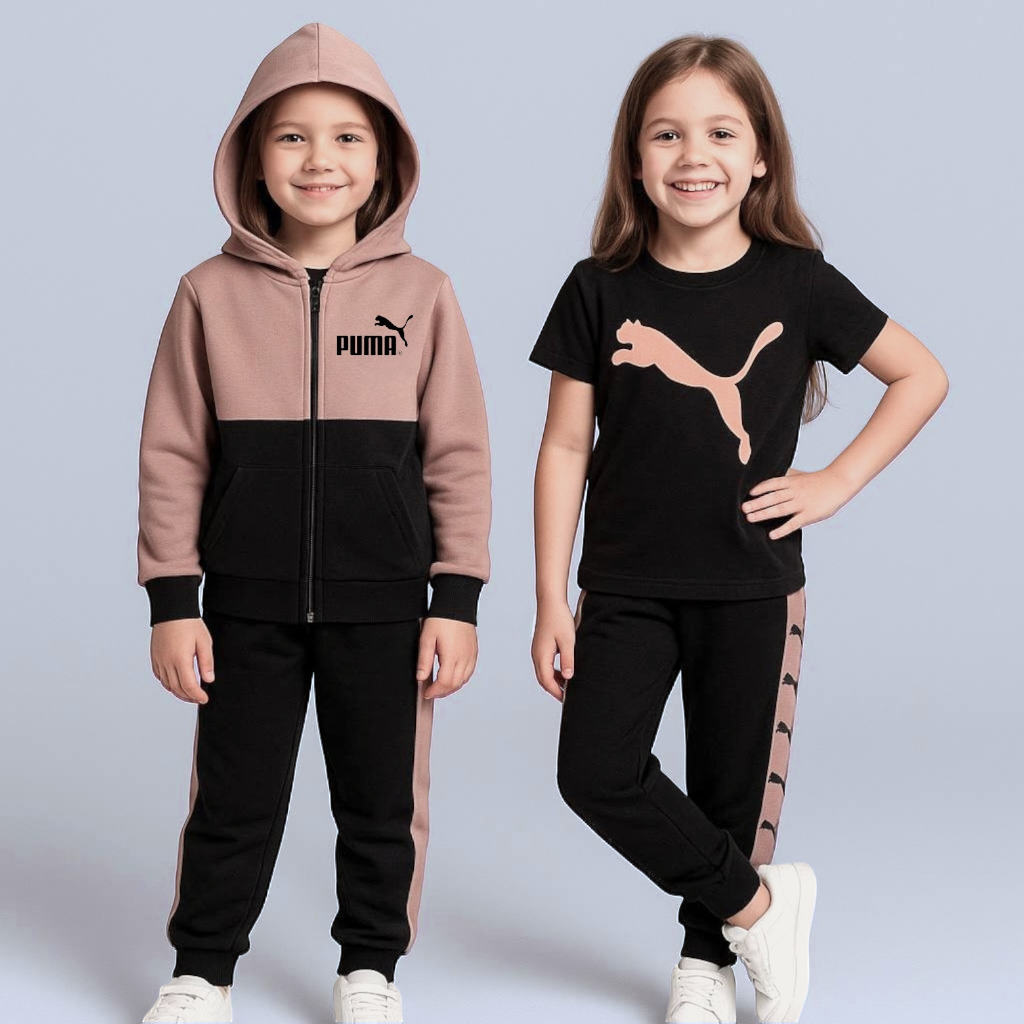 Дитячий Спортивний Костюм на дівчинку 86-128 см 003212 темна пудра