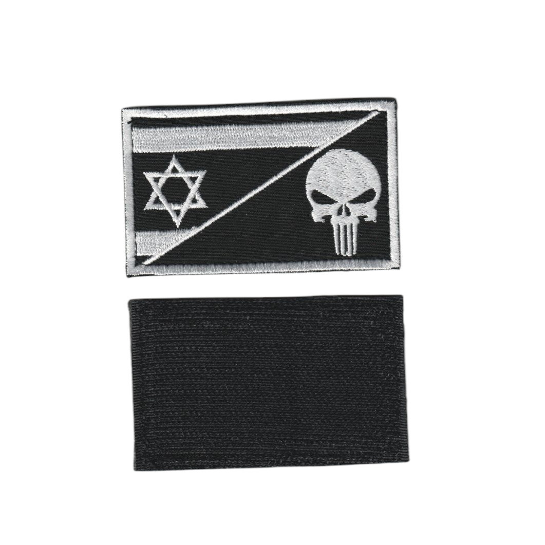 Шеврон ЗСУ, військовий / армійський, ізраїльський прапор, на липучці, 5 см * 8 см, фото 1