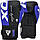 Боксерські рукавиці RDX F4 Boxing Sparring Gloves Hook & Loop BLUE/BLACK 10 унцій, фото 2