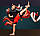 Компресійні шорти для RDX MMA T16 2-в-1 RED/BLACK-XL, фото 9