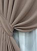 Комплект штор (2шт. 1,5х2,7м.) із колекції "Bagema Rvs". Колір какао. Код 1242ш 33-0063, фото 5