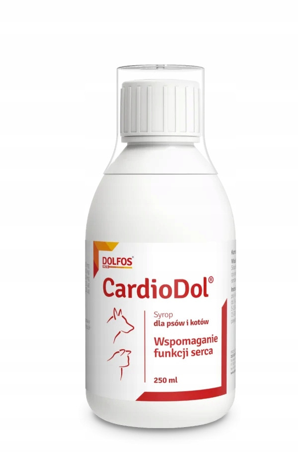 Dolfos (Долфос) CardioDol - Кардіодол - лікувально-дієтична добавка для здоров'я серця собак та кішок, 250 мл