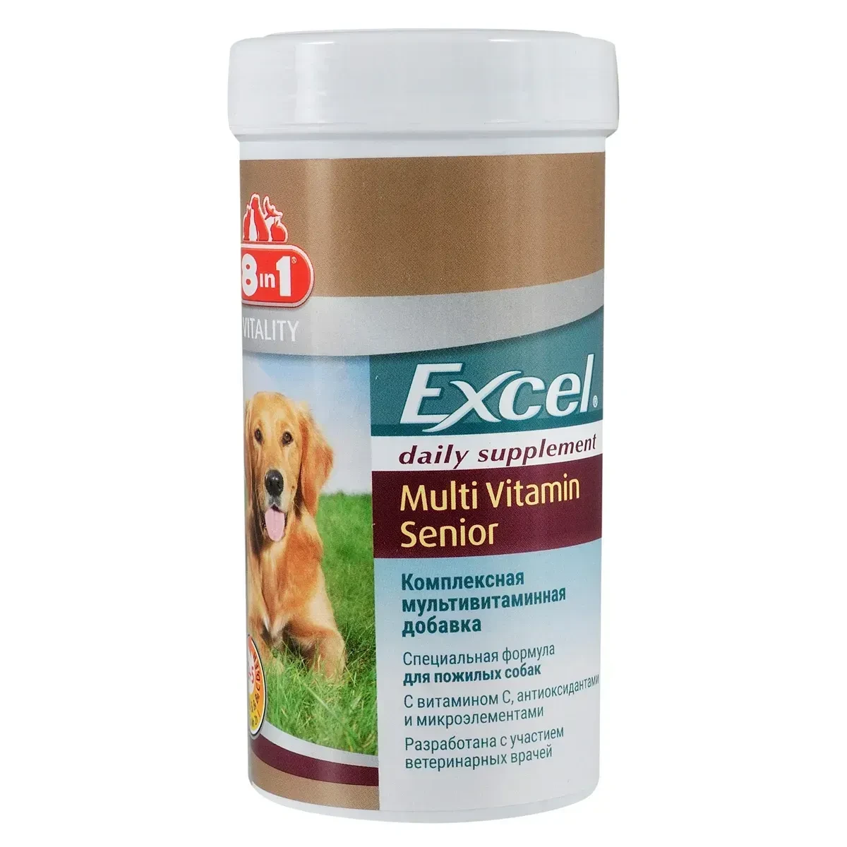 8in1 Excel Multi Vit-Senior 70таб., фото 1
