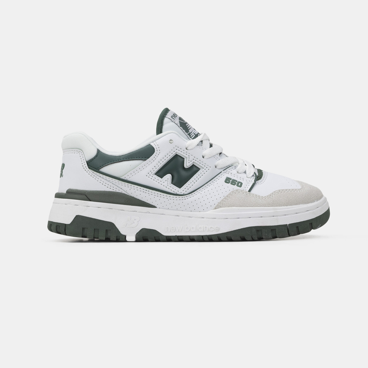 Жіночі Кросівки New Balance 550 White Green / Нью Баленс 550
