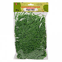 Наповнювач  (паперовий, 30 г, колір темно-зелений)  SANTI