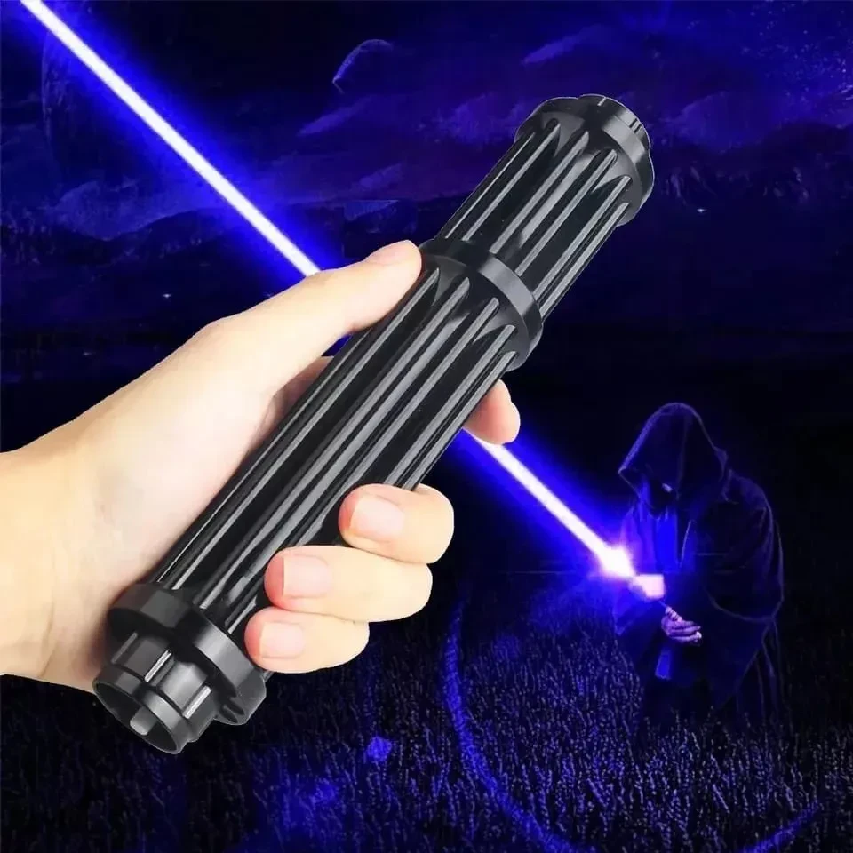 Надпотужна лазерна указка Laser B018S Black (вбудований акумулятор 50000mW 450nm 10000m)