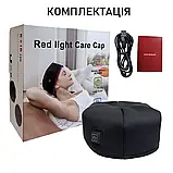 Інфрачервона Шапка RedoPro для росту волосся, світлова Led терапія, 240 діодів 660nm і 850nm, робота від USB, фото 7