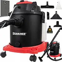 Миючий пилосос 20л, суха, волога з набором насадок Kaminer 23918 Black