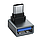 Кутовий перехідник Type-C тато - USB 3.0 | Адаптер Type C Male to USB Female 90 градусів, фото 3