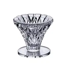 Декоративний скляний підсвічник Diamante 5.5 см, фото 3