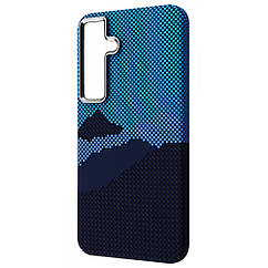 Чехол WAVE Gleam Case with Magnetic Ring Samsung Galaxy S25 blue mountain