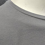 Чоловіча сіра футболка тонка бавовна, фото 6