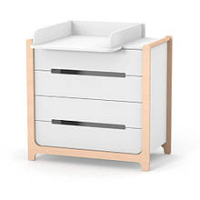 Комод + вузький сповивальний блок з ДСП і МДФ Ніцца 900 Верес