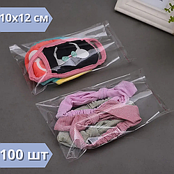 Пакети з липким краєм 10x12 см 100 шт поліпропіленовий пакет з липким клапаном