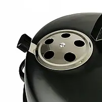 Вугільний гриль-коптильня з тефлоновим матом BBQ Чорний гриль, фото 6